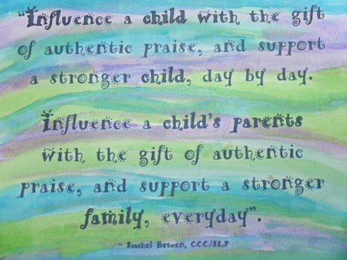 Positive parental praise makes all the difference.