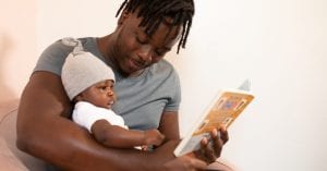 Father Reading to Child